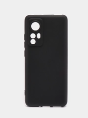 Чехол Xiaomi 12 / 12X / 12S, Сяоми 12 / 12Х / 12С черный силиконовый