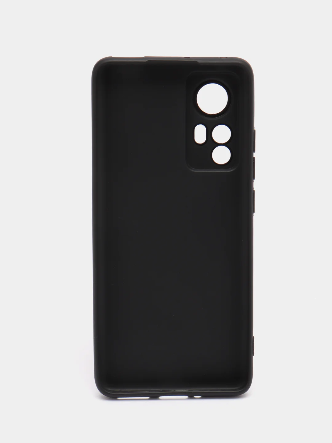 Угольный чехол Xiaomi 12 / 12X / 12S, Сяоми 12 / 12Х / 12С черный силиконовый