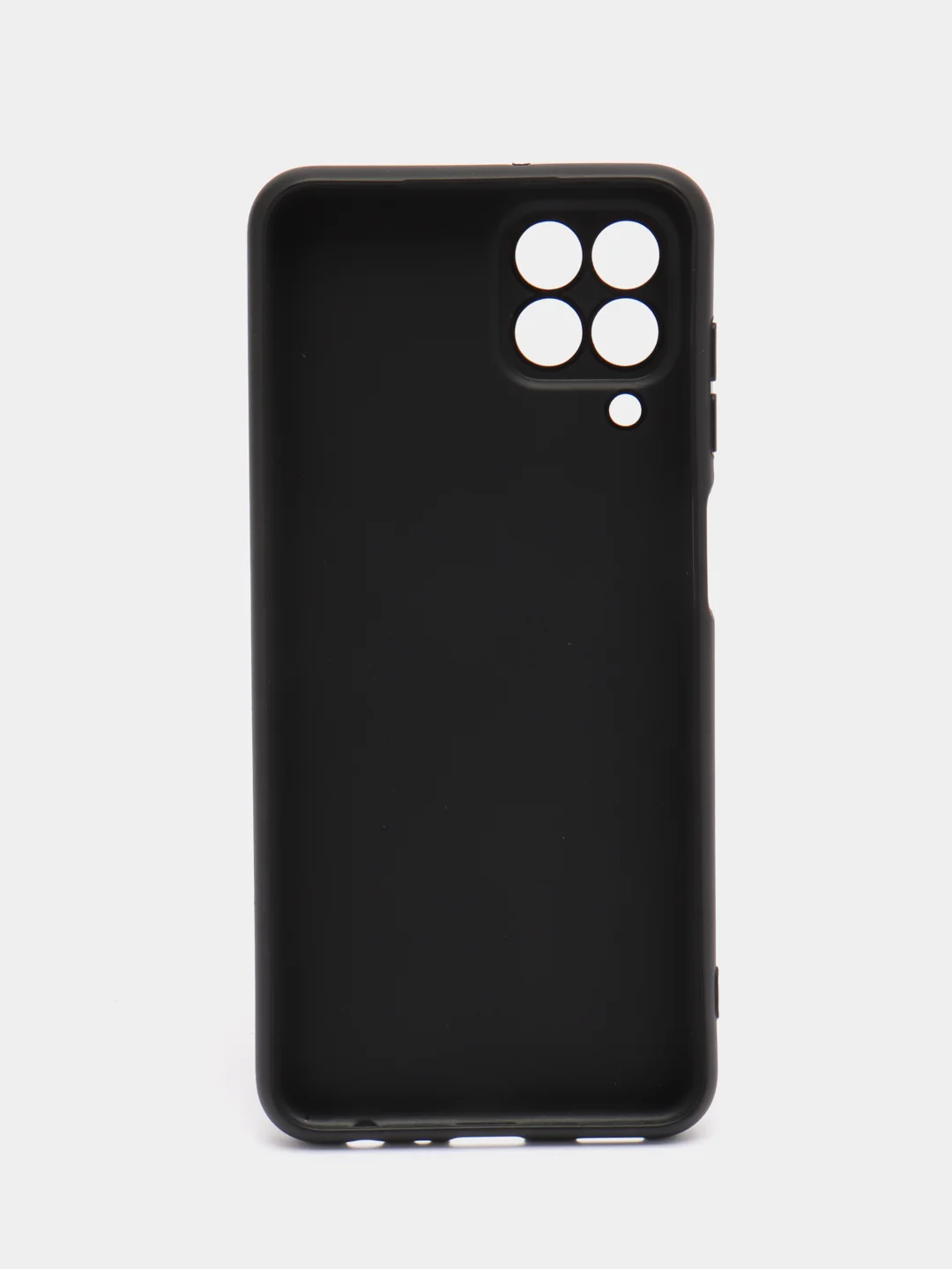 Черный чехол Samsung Galaxy M33 (Самсунг Галакси М33), черный, силиконовый