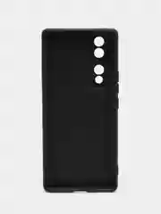 Угольный чехол Honor 70 (Хонор 70) черный, силиконовый