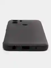 Угольный чехол Xiaomi Redmi A1+ Plus A2+ Poco C51 (Сяоми Редми А1+ Плюс) черный силиконовый