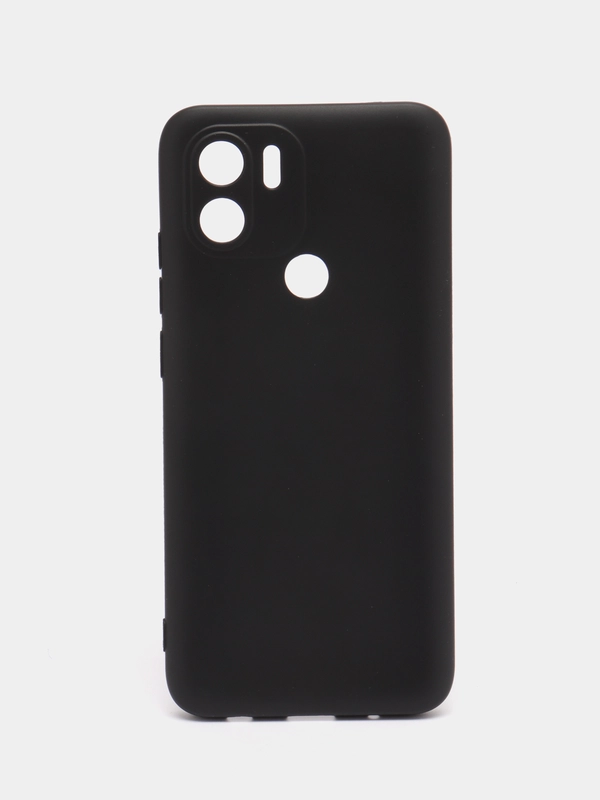 Чехол Xiaomi Redmi A1+ Plus A2+ Poco C51 (Сяоми Редми А1+ Плюс) черный силиконовый