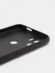 Угольный чехол Xiaomi Redmi A1+ Plus A2+ Poco C51 (Сяоми Редми А1+ Плюс) черный силиконовый