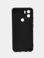 Угольный чехол Xiaomi Redmi A1+ Plus A2+ Poco C51 (Сяоми Редми А1+ Плюс) черный силиконовый