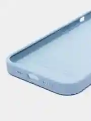 Светло-синий чехол Silicone Case для iPhone 14, 14 Pro, 14 Plus, 14 Pro Max, с закрытым низом
