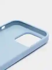 Светло-синий чехол Silicone Case для iPhone 14, 14 Pro, 14 Plus, 14 Pro Max, с закрытым низом
