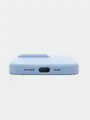 Светло-синий чехол Silicone Case для iPhone 14, 14 Pro, 14 Plus, 14 Pro Max, с закрытым низом