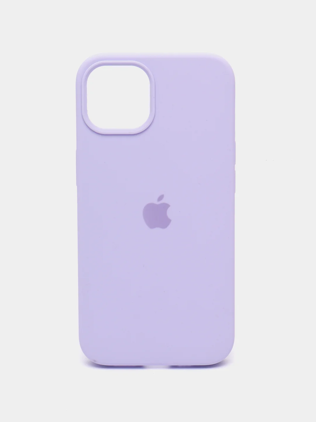 Лавандовый чехол Silicone Case для iPhone 14, 14 Pro, 14 Plus, 14 Pro Max, с закрытым низом