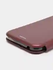 Пурпурный чехол книжка Samsung Galaxy A01, Самсунг Галакси А01