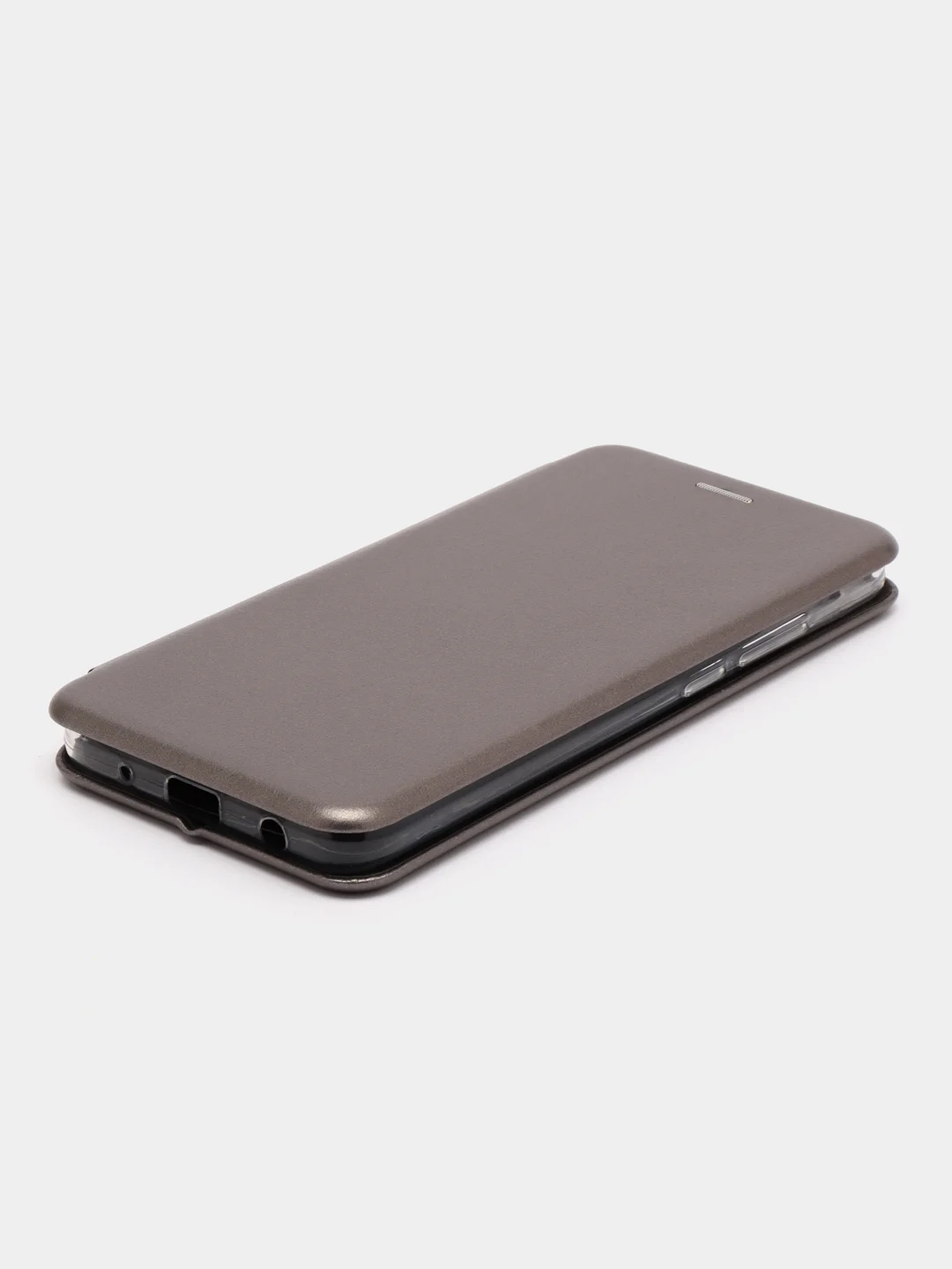 Серебряный чехол-книжка для Xiaomi Redmi A1, Сяоми Редми A1