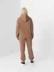 Карамельный теплый костюм на флисе женский