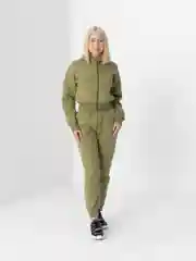 Золотистый хаки женский спортивный костюм, на флисе