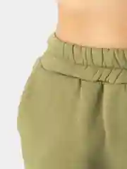 Зеленый женский спортивный костюм, на флисе