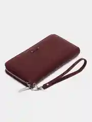 Бордовый кошелёк женский