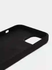 Черный чехол Silicone Case для iPhone 14, 14 Pro, 14 Plus, 14 Pro Max, с закрытым низом