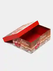 Индиго коробка подарочная новогодняя