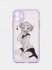 Фуксия чехол аниме манга "Моя геройская академия" для iPhone 6/6s 7/8 Plus XR 11 XS 12 13