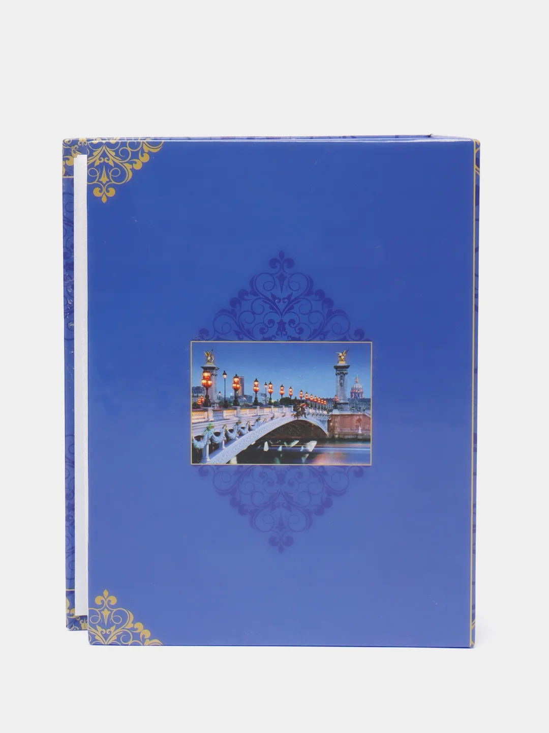 Темно-синий фотоальбом 100 фото, 10х15, "Путешествие", твёрдая обложка