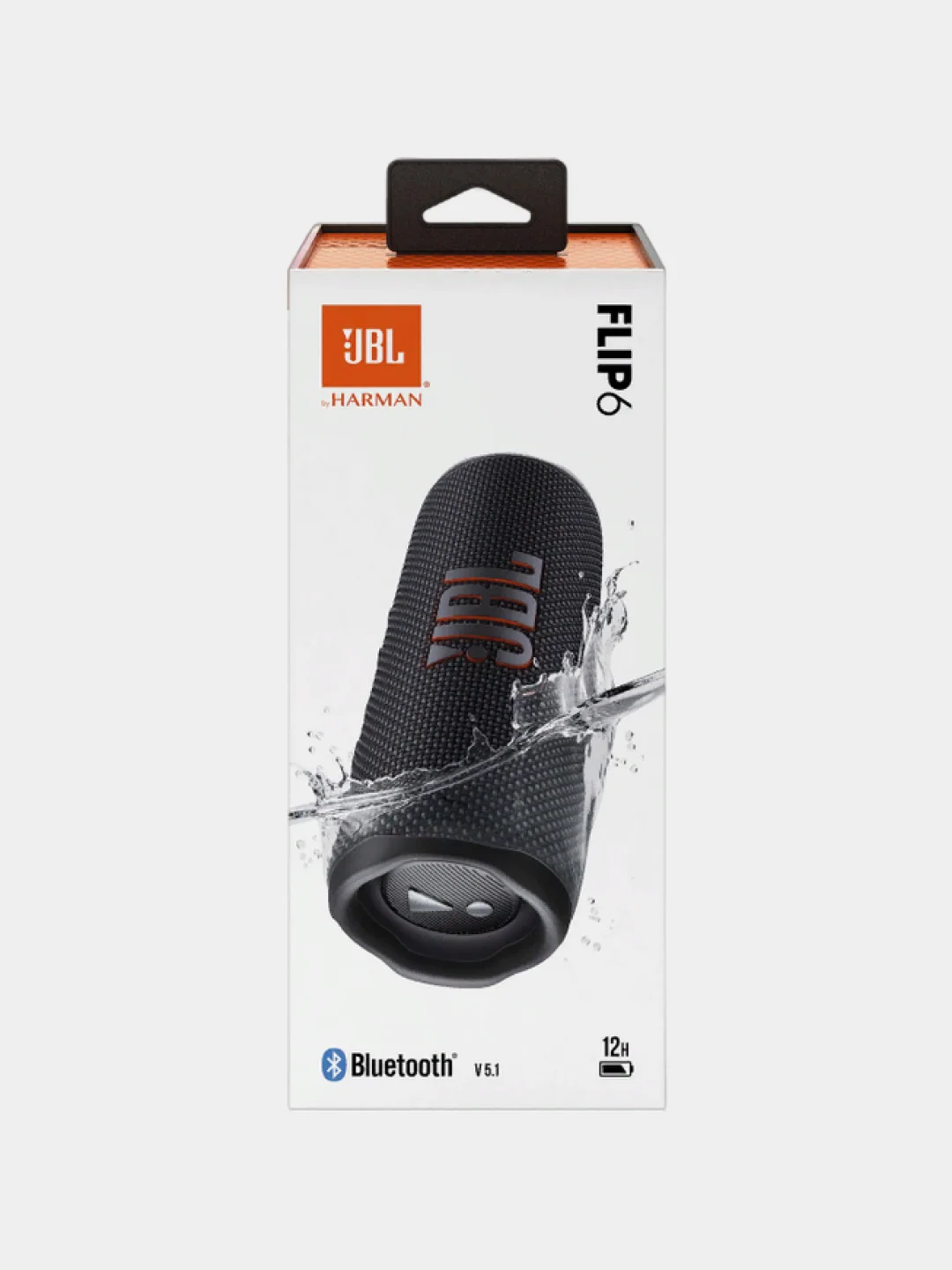 Черный портативная колонка JBL Flip 6, 30 Вт
