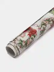 Белый бумага новогодняя упаковочная "Чудес" 70 х 100 см, 3 варианта