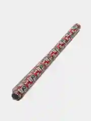 Красный бумага новогодняя упаковочная глянцевая подарочная 70 х 100 см, 4 варианта