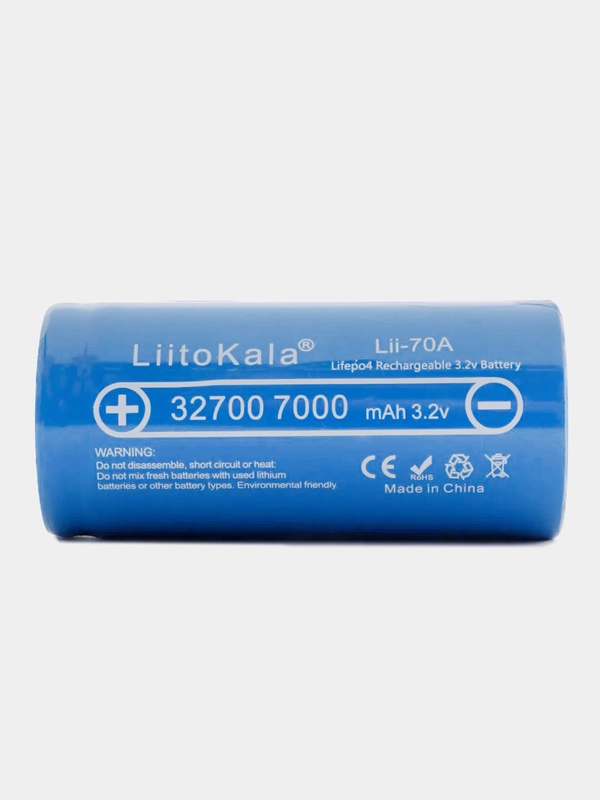 Аккумуляторы liitokala lii-70a 32700 LiFePo4, литий-железо-фосфатный