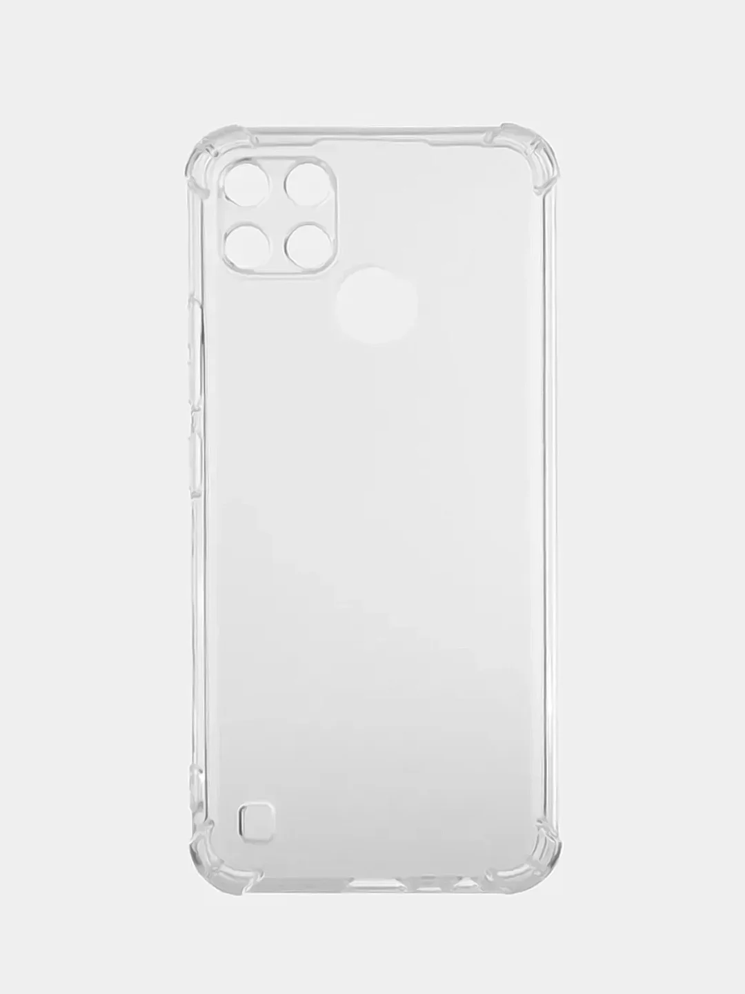 Прозрачный чехол Realme C21Y / C25Y ( Реалми С21У С25У ) силиконовый, прозрачный, с защитой камеры