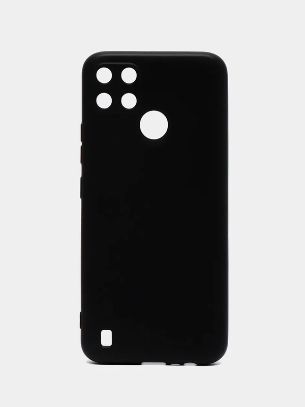 Чехол Realme C21Y / C25Y ( Реалми С21У С25У ) силиконовый, прозрачный, с защитой камеры