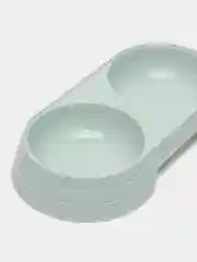 Мятный миска двойная для маленьких собак и кошек