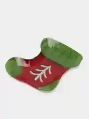 Зелёный хаки блюдо сервировочное, салатник новогодний "Сапожок", 16 х 14 х 1,5 см