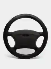 Оплетка на руль (чехол на руль) SKYWAY Combo-7 M Черная экокожа S01102298