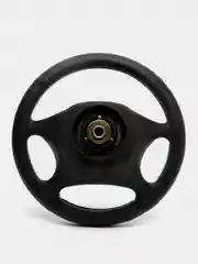 Оплетка на руль (чехол на руль) SKYWAY Top-4 M Черная экокожа S01102290