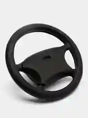 Оплетка на руль (чехол на руль) SKYWAY Top-4 M Черная экокожа S01102290