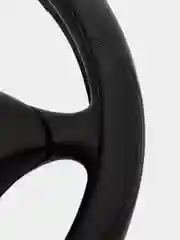 Оплетка на руль (чехол на руль) SKYWAY Top-4 M Черная экокожа S01102290