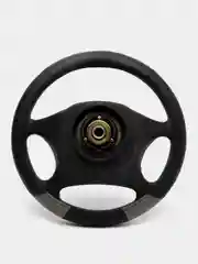 Оплетка на руль (чехол на руль) SKYWAY Combo-6 M Черно/серая экокожа S01102291