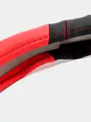 Оплетка на руль (чехол на руль) SKYWAY Carbon-2 M Черно/Красная экокожа S01102424