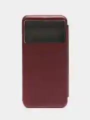 Бордовый чехол-книжка для Xiaomi Poco M5 4G / Poco M4 5G (Сяоми Поко М5 4Г / М4 5 джи)