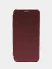 Бордовый чехол-книжка для Xiaomi Poco M5 4G / Poco M4 5G (Сяоми Поко М5 4Г / М4 5 джи)