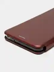 Багровый чехол-книжка для Huawei Nova Y71 /Y70 / Y70 Plus (Хуавей Нова у70 / у70 Плюс)