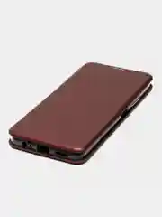 Багровый чехол-книжка для Huawei Nova Y71 /Y70 / Y70 Plus (Хуавей Нова у70 / у70 Плюс)
