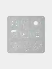 Ножи "Новый год" для Машинки для вырубки и тиснения ОС-5, 10 шт, 100*100мм