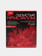 Красный набор для выращивания кристаллов Lori "Лучистые Кристаллы"/Набор для опытов
