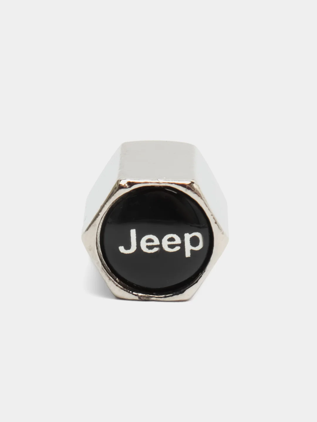 Черный колпачки на ниппель с брелком-ключом с логотипом Jeep