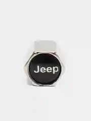 Черный колпачки на ниппель с брелком-ключом с логотипом Jeep