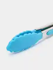 Голубой щипцы кухонные, пластиковые, 21 см