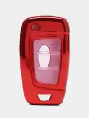 Красный чехол для автомобильного ключа Hyundai Elantra / Santa Fe / Sonata / i30 / Creta II