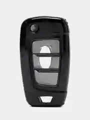 Черный чехол для автомобильного ключа Hyundai Elantra / Santa Fe / Sonata / i30 / Creta II