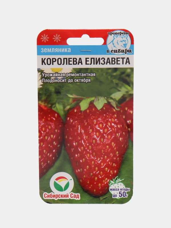 Земляника Королева Елизавета (семена)