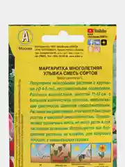 Маргаритка Улыбка (семена,цветы)