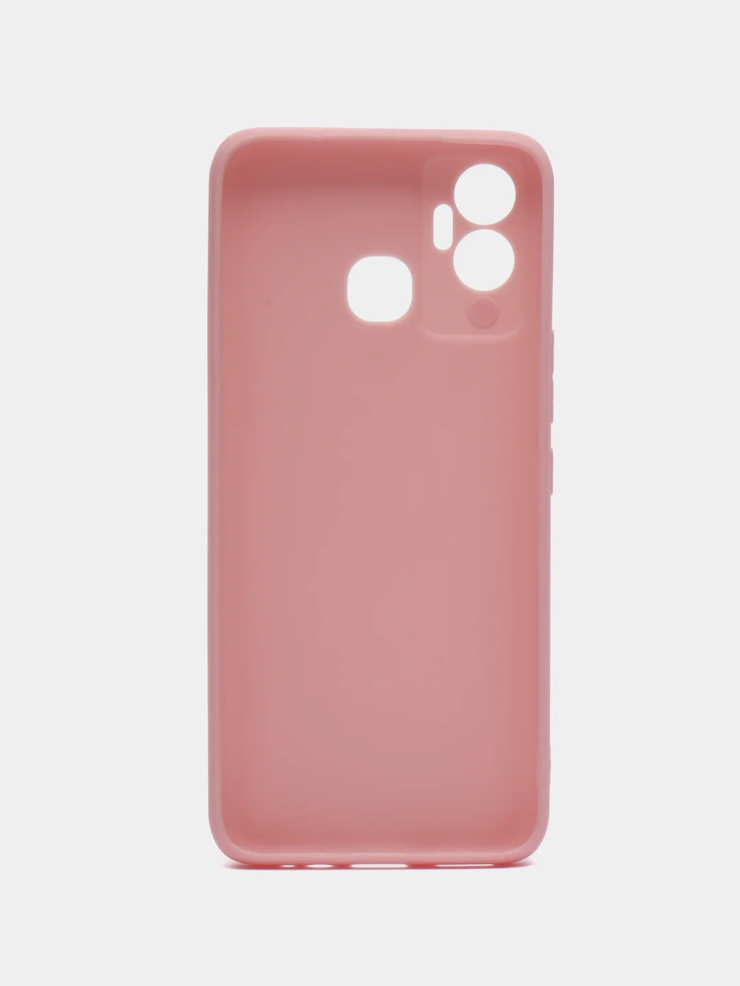 Коралловый меланж чехол Infinix Hot 12 Play / Инфиникс Хот 12 Плей, силиконовый, цветной, матовый